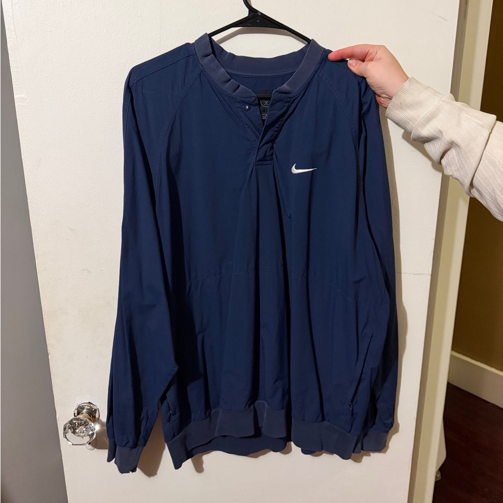 Nike Dark Blue Windbreaker Jacket